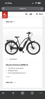 Elektrische fiets (E-bike), Fietsen en Brommers, Elektrische fietsen, Zo goed als nieuw, 50 km per accu of meer, 55 tot 59 cm