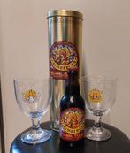 Grimbergen bierset Flesje, glazen en blik, Ophalen of Verzenden, Nieuw, Flesje(s), Overige merken