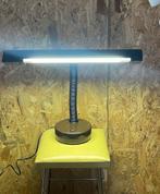 Space age bureaulamp jaren 80 designlamp, vintage,  zwart, Ophalen of Verzenden, Minder dan 50 cm