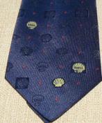 Shell stropdas blauw met oude en nieuwe logo's, Verzamelen, Merken en Reclamevoorwerpen, Nieuw, Ophalen of Verzenden