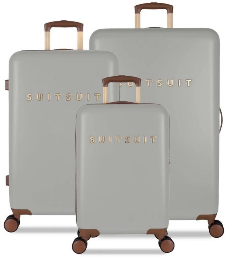 ✅NIEUW✅ SUITSUIT Fab Seventies 3 Delige Set | Limestone, Sieraden, Tassen en Uiterlijk, Koffers, Nieuw, Hard kunststof, 70 cm of meer