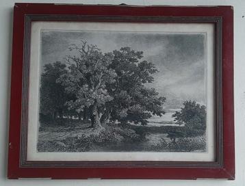 Oude Ets Remy A. van Haanen (1848) incl. Lijst beschikbaar voor biedingen
