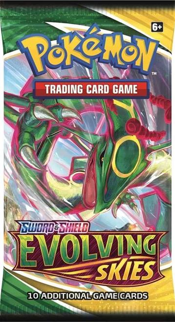 Evolving skies booster packs beschikbaar voor biedingen