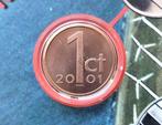 Nederland 1 cent 2001 FDC (PENNING), Ophalen of Verzenden, Koningin Beatrix, 1 cent, Losse munt