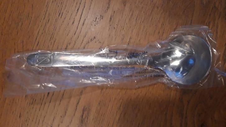 Maggi juslepel opscheplepel meerdere beschikbaar NIEUW 2 st., Huis en Inrichting, Keuken | Bestek, Nieuw, Los bestek, Rvs of Chroom