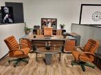 Luxe Directiebureau met Stoelen, Ophalen of Verzenden, Gebruikt, Bureau