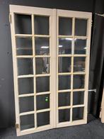 Brocante oude glasdeuren / gebroken wit, Ophalen