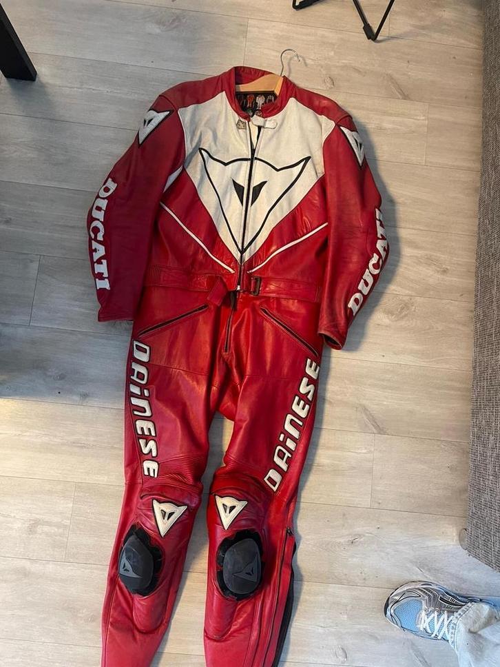 Dainese Ducati Vintage Combipak MT 58, Motoren, Kleding | Motorkleding, Combipak, Heren, Tweedehands, Ophalen of Verzenden