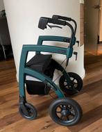 Rollz motion groen luxe met luchtbandjes, Diversen, Rollators, Ophalen, Opvouwbaar, Zo goed als nieuw