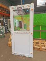 Kunststof Buitendeur 1/2glas  b98 x h215 cm Wit -2225-