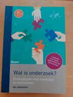 Wat is onderzoek? - Praktijkboek methoden en technieken, Gelezen, Nel Verhoeven, Alpha, HBO