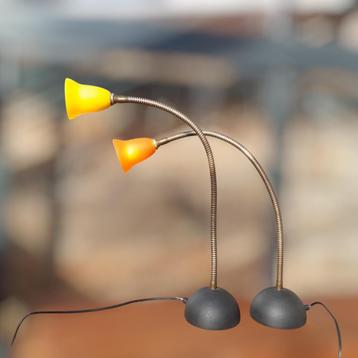 2X Deja Vú Tafellampen, Design Rob Nollet, Nederland, 80s beschikbaar voor biedingen