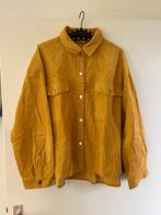 Jasje (oker) geel maat 50 rib stof katoen met drukkers, Ophalen, Geel, Maat 46/48 (XL) of groter, Zo goed als nieuw