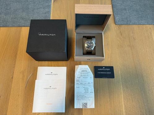 Hamilton Khaki Field 42 mm (Mechanisch), Sieraden, Tassen en Uiterlijk, Horloges | Heren, Zo goed als nieuw, Polshorloge, Overige merken