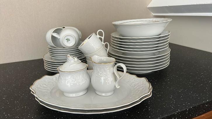 Mitterteich bavaria 6 persoons servies, Huis en Inrichting, Keuken | Servies, Zo goed als nieuw, Compleet servies, Porselein, Ophalen