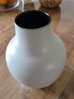 Witte Nobach vaas - Aardewerk, Gebruikt, Wit, Aardewerk of Porselein, Ophalen of Verzenden