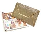 Chique clutch goud [A-79], Ophalen of Verzenden, Nieuw, Zwart, Avondtasje