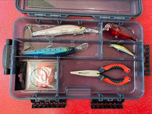 gevulde effzett waterproof lure case, Watersport en Boten, Hengelsport | Roofvissen, Nieuw, Complete set, Ophalen of Verzenden