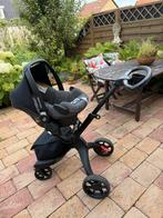 luxe Stokke Xplory Kinderwagen +  extra cybex auto stoel, Kinderen en Baby's, Kinderwagens en Combinaties, Verstelbare duwstang