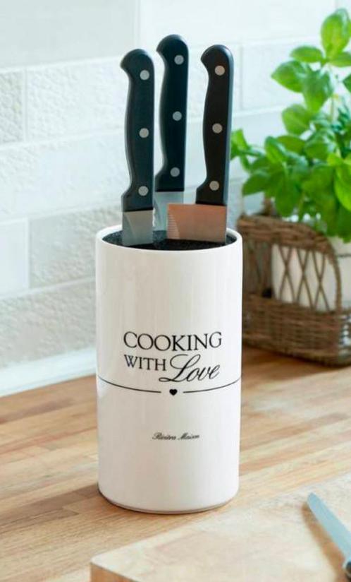 Rivièra Maison Messenhouder Messenblok Cooking With Love, Huis en Inrichting, Keuken | Keukenbenodigdheden, Zo goed als nieuw