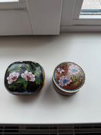 Cloisonne Doosjes - Prachtig Gedecoreerd, Antiek en Kunst, Antiek | Emaille, Ophalen of Verzenden