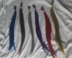 Feather extensions leuke kleuren // hair extensions, Ophalen of Verzenden, Nieuw, Pruik of Haarverlenging