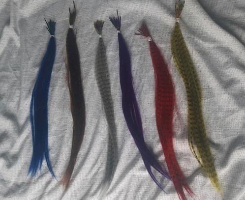 Feather extensions leuke kleuren // hair extensions, Sieraden, Tassen en Uiterlijk, Uiterlijk | Haarverzorging, Nieuw, Pruik of Haarverlenging
