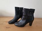 Caprice laarsjes met hoge hak maat 5,5 (38,5), Zwart, Ophalen of Verzenden, Zo goed als nieuw, Schoenen met hoge hakken