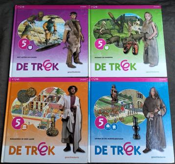 De Trek - Groep 5 - Geschiedenis - 4 lesboeken beschikbaar voor biedingen