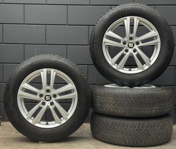 17 inch Seat Tarraco 5x112 ET40 57.1 Bridgestone 215/65/17 beschikbaar voor biedingen