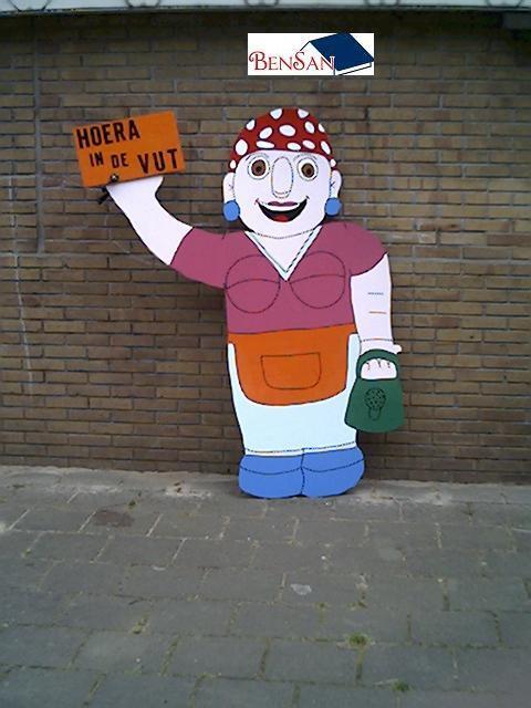 vut jubileum moeder oma vrouw blikvanger bensan enter, Hobby en Vrije tijd, Feestartikelen | Verhuur, Zo goed als nieuw, Overige