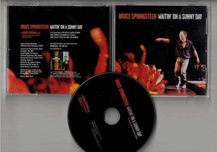 Bruce Springsteen - Waitin' on a sunny day - 1 Tr. promo CDs, Cd's en Dvd's, Cd Singles, Zo goed als nieuw, Pop, 6 singles of meer