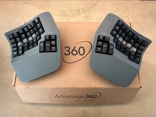 Kinesis Advantage 360 Pro, Computers en Software, Toetsenborden, Zo goed als nieuw, Overige indelingen, Draadloos, Ergonomisch