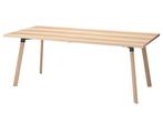 IKEA Ypperlig Eettafel 200x90 cm, Huis en Inrichting, Tafels | Eettafels, Ophalen, Eikenhout, 200 cm of meer, 50 tot 100 cm