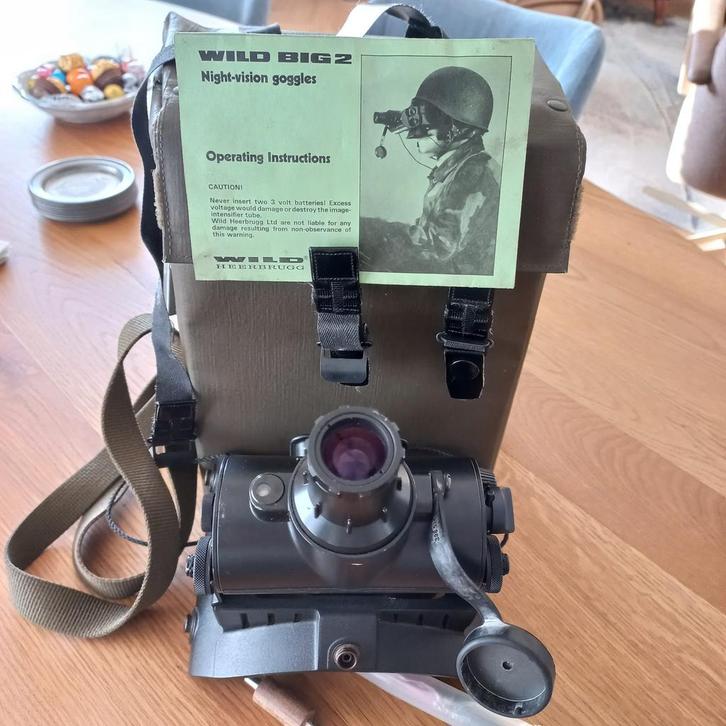 Nachtkijker Wild Big 2 - Wild Heerbrugg, Audio, Tv en Foto, Optische apparatuur | Verrekijkers, Zo goed als nieuw, Overige typen