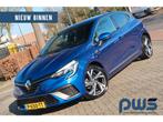 Renault Clio 1.0 TCe R.S. Line Full Option! NL Auto / Dealer, Auto's, 1071 kg, Gebruikt, Blauw, Leder en Stof