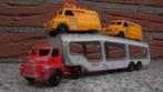 3x Matchbox Lesney Bedford Car Transporter red + News 1957, Ophalen of Verzenden, Gebruikt, Bus of Vrachtwagen, Lesney