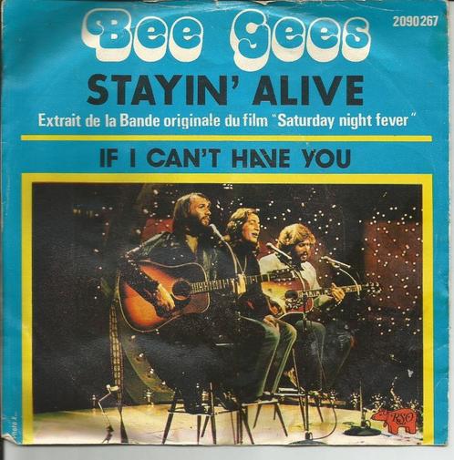 Bee Gees - Stayin' alive / If I can't have you, Cd's en Dvd's, Vinyl Singles, Single, Pop, 7 inch, Verzenden