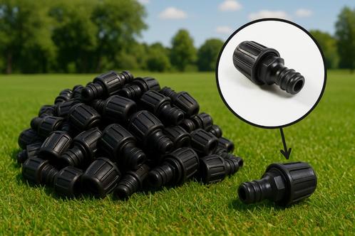 Begin koppelingen 16 mm – 40 stuks – voor druppelslang, Tuin en Terras, Druppelsystemen, Nieuw, Ophalen of Verzenden