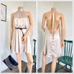 LUC-CE satijnen jurkje maat M - champagne/beige, Maat 38/40 (M), Nieuw, Ophalen of Verzenden, Boven de knie