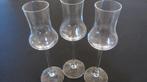 3 aparte Grappa, likeur glaasjes, Verzenden, Zo goed als nieuw, Borrel- of Shotglas