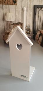 Countryfield brocante-look toiletrolhouder, Huis en Inrichting, Ophalen of Verzenden, Gebruikt, Wit, Overige typen
