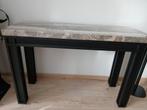 Stijlvolle sidetable met marmeren blad, Ophalen of Verzenden