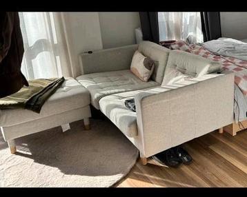 Bank + voetenbank Landskrona Ikea - afbeelding 1