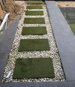 Tegels met kunstgras gratis afhalen, Tuin en Terras, Tegels en Klinkers, Ophalen, Keramiek, Terrastegels