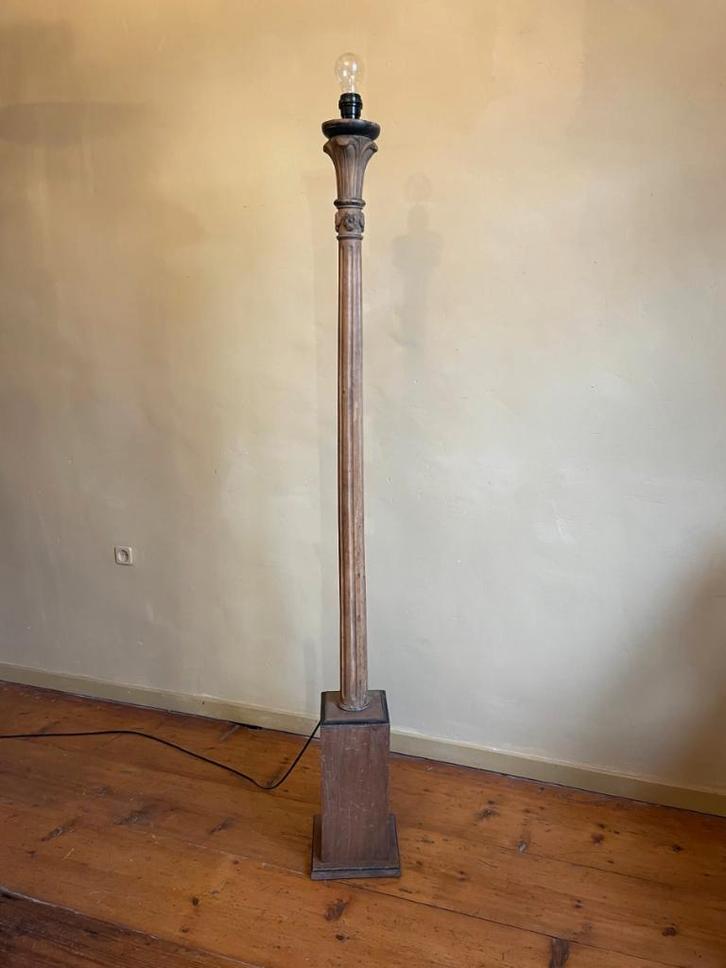 19e eeuwse Lampenpoot Lampenvoet Vloerlamp Schemerlamp Frans, Antiek en Kunst, Antiek | Lampen, Ophalen of Verzenden