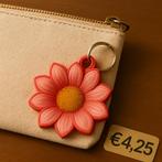 Prachtige bloemen sleutelhanger met veel 3d-details! Cadeau, Ophalen of Verzenden, Nieuw, Dier of Natuur