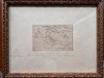 Erich Wichmann – Kleine abstracte ets, ca. 1920, Ophalen of Verzenden