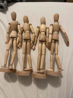 Ikea GESTALTA Houten Mannequins 33cm (4 stuks), Hobby en Vrije tijd, Schilderen, Ophalen of Verzenden, Gebruikt, Overige typen