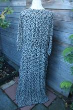 Overslagjurk zwart/ oker Paprika mt 3 (48) Maxi Vaste prijs, Kleding | Dames, Zwart, Maat 46/48 (XL) of groter, Ophalen of Verzenden